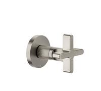 Ensemble prêt à poser Gessi Inciso vanne darrêt 3/4 pour corps encastré, poignée X, 58363149, Couleur: Optique Finox