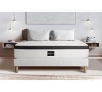 Ensemble Privilège 160 x 200 cm sommier Kit Blanc