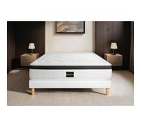 Ensemble Privilège 90 x 190 cm sommier Kit Blanc