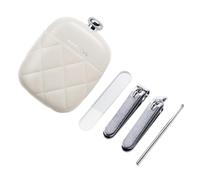 Ensemble professionnel de 4 pièces de toilettage pour ongles idéal pour la maison ou les voyages pour tailler et toiletter