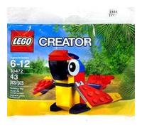 Ensemble promotionnel exclusif LEGO Creator Polybag Mini Build Animal - Parrot (30472)