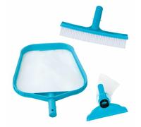Ensemble Propreté Intex Piscines 29056 Complet De Brosse, Filet Et Aspirateur