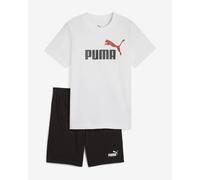 Ensemble Puma Essential 2 Logo bicolore blanc noir rouge - 164