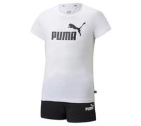 Ensemble PUMA Fille Pantalon Court Coton Bianco 846936 02 Veste Courte