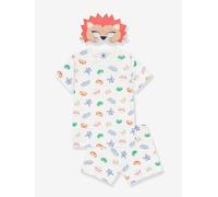 Ensemble Pyjacourt enfant avec masque Petit Bateau blanc 6A