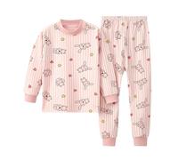 Ensemble pyjama 2 pièces en coton pour petites filles et garçons, haut et pantalon à manches longues, vêtements de nuit Garçons 6 Ans Princesse Maillot De Garçons Longue 4 Ans Pyjamas Ado Garçons