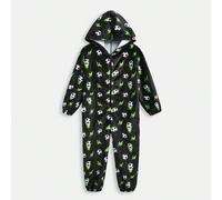 Ensemble pyjama à manches longues pour garçon préadolescent, en polaire réversible, à capuche, demi-zip, imprimé intégral, automne 6Y,7Y,8Y,9Y,10Y,11-12Y,13-14YCartoonTissu tricoté