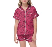 Ensemble Pyjama Bébé Pâques à Peindre Soi-Même Tenue Colorée Maison Nuit Jeu Quotidien Vêtements Enfant Fille Garçon Deux Pièces Corsage(10-11 Years)