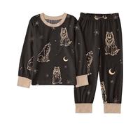 Ensemble Pyjama décontracté à imprimé Dessin animé, Veste d'automne et Pantalon, Couche intérieure pour Hommes et Femmes (2 à 9 Ans)