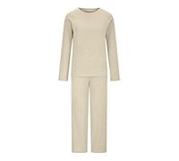 Ensemble Pyjama Femmes Vêtement de Nuit Manche Longue Vêtement d'Intérieur Doux à Porter et Confortable Sleepwear 2 Pièces Set Ensembles de Pyjama Femme Doux Confortable Chaud