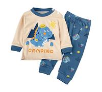 Ensemble Pyjama Kawaii d'été pour Enfants Deux pièces Manche Courte Top Short Vêtement Enfant Fille Taille 7-14 Ans Manches Courtes imprimé Mignon Bébé Coton de 7 12