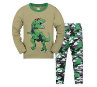 Ensemble Pyjama Kawaii d'été pour Enfants Deux pièces Tops Col Rond+Shorts Imprimé Pyjamas Manches Longues Ensembles de Fille Court en Coton Doux Vêtement Petite té