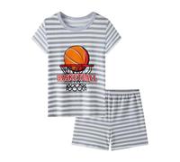 Ensemble Pyjama Kawaii d'été pour Enfants té Loungwear Tee Shirt Manche et Short en Coton Plage Enfant Manches Courtes Imprimé Fille Ensembles de Cadeau Ado