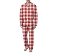 Ensemble pyjama pour homme - Ensemble de sous-vêtements thermiques en peluche de coton - USB - 9 zones - Résistant au froid - Pour homme - Sous-vêtements intelligents et chauffants, Rose, XL