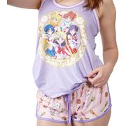 Ensemble pyjama Sailor Moon Crystal Sailor Guardians Sleep Loungewear, Violet, Medium