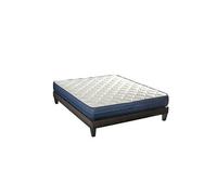 Ensemble QUINCONCES 180x200 cm - Matelas Ressorts ensachés + Sommier Bois