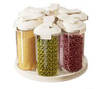 Ensemble Rangement Cuisine 6 Bacs Plastique Sûr(White)