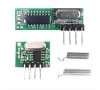 Ensemble récepteur et émetteur RF Superhétérodyne 433 MHz, télécommande sans fil 2,2 V-5 V pour porte de garage, système d'alarme, Smart Home, RX470-4 et WL102-341