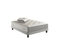 Ensemble REFLEXION 140X190 - SIMMONS - matelas H33 ressort ensachés, ferme, sommier + COUETTE