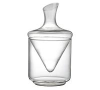 Ensemble refroidisseur de carafe à vin avec seau à glace, carafe en verre, reniflard de vin rouge for accessoires de vin rouge et blanc, cocktails et fournitures de bar