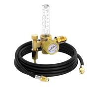 Ensemble régulateur avec manomètres et tuyau pour cylindres de soudage argon/CO2, débitmètre argon pour soudage TIG