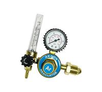 Ensemble régulateur de gaz en cuivre efficace et débitmètre pour systèmes de soudage, pression de 25, mesure de pression en laiton standard CGA580