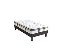 Ensemble REINA 2.0 90x190 cm - Matelas Ressorts ensachés + Sommier Bois