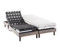 DEKO DREAM ENSEMBLE MATELAS+SOMMIER RELAXATION ÉLECTRIQUE ERGO 9 DREAMZONE - 2X80X200 CM - MATELAS RESSORTS ENSACHÉS