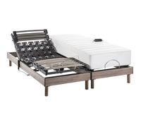 Ensemble relaxation électrique PHYSIOMAX - matelas + sommiers 2x80x200 cm - Ressorts ensachés - DEKO DREAM ERGO 6