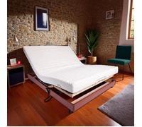 Ensemble relaxation matelas + sommier électrique 140x190 - Mousse - Ferme - TALCA Fabrication française