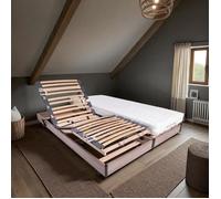 Ensemble relaxation matelas + sommiers électriques 2x70x190 - Mousse - Ferme - TALCA Fabrication française