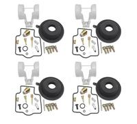 Ensemble Réparation Carburateur Révision pour Kawasaki ZZR1200C ZZR 1200 C 2002 2003 2004 2005 Moto Carburateur Coque Inférieure Joint Boîtier Joint Accessoires(4 Sets a)