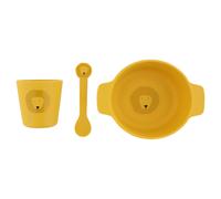 Ensemble repas 3 pièces 1er âge Animal en silicone mr lion TU