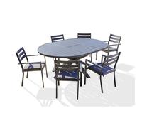 Ensemble table et fauteuils de jardin pelosa