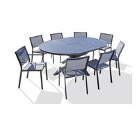 Ensemble table et fauteuils de jardin pelosa