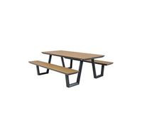 Ensemble repas alu Nori table + 2 bancs anthr.