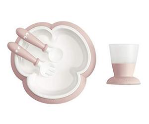 Ensemble Repas Bébé BABYBJÖRN, Rose Pastel