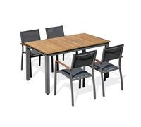 Ensemble repas de jardin orsino 4 places - acacia