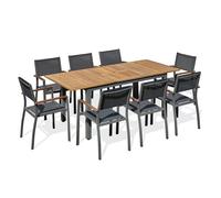 Ensemble repas de jardin orsino 8 places - acacia
