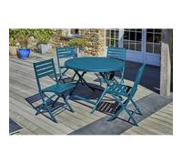 Ensemble repas de jardin 4 places en aluminium