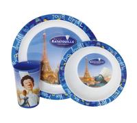 Ensemble repas enfant - FUN HOUSE - Ratatouille - Bleu - Micro-ondable - Multicolore