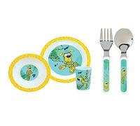 Ensemble repas lunch 3 pièces et 2 couverts réutilisables Marsupilami Fun House Jaune