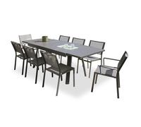 Ensemble repas STOCKHOLM 8 places en aluminium