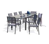 Ensemble table et fauteuils de jardin tolede