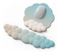 Ensemble repose-poignet ergonomique pour clavier et souris, support doux et confortable pour le travail sur ordinateur, design