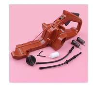 Ensemble réservoir de Carburant avec poignée arrière, Compatible avec Les tronçonneuses 445, 445E, 450 et 450E : Filtre à Carburant, Bouchon, Tuyau de Retour, kit de Ressorts amortisseurs AV.