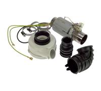 Ensemble résistance capot pompe de cyclage Lave-vaisselle (480131000096 481010518499 IKEA KITCHENAID IGNIS BAUKNECHT IKEA WHIRLPOOL WHIRLPOOL LADEN)