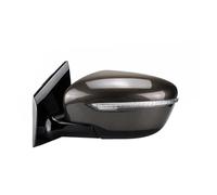 Ensemble Rétroviseur Ensemble rétroviseur latéral voiture pour Nissan pour Murano 2015-2019 Auto avec caméra pliable électrique voyant avertissement(Brun,9Wire L)