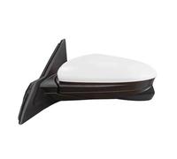 Ensemble Rétroviseur Ensemble rétroviseurs voiture pour Civic 2016-2020 caméra automatique chauffants latéraux cadre couverture lentille verre angle mort(BLANC,La gauche)