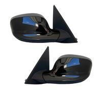 Ensemble Rétroviseur Intérieur Et Rétroviseurs Extérieurs Électriques Rabattables Et Chauffants Pour X1 E84 2009 2010 2011 2012 2013(Manual 1 Pair Black)